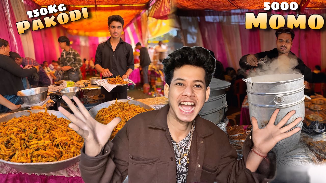 150Kg Aloo Pakodi Selling Challenge in Mela 😍