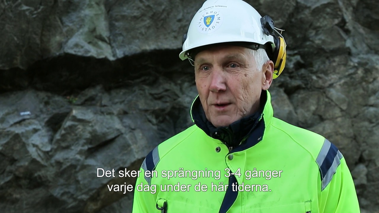Sprängningarna i Katarinaberget har startat (2019)