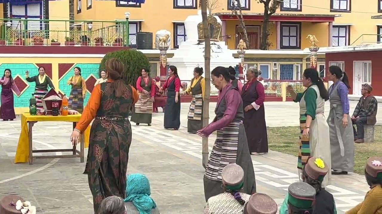 Tashi Jong losar third day ceremony. lhaptso