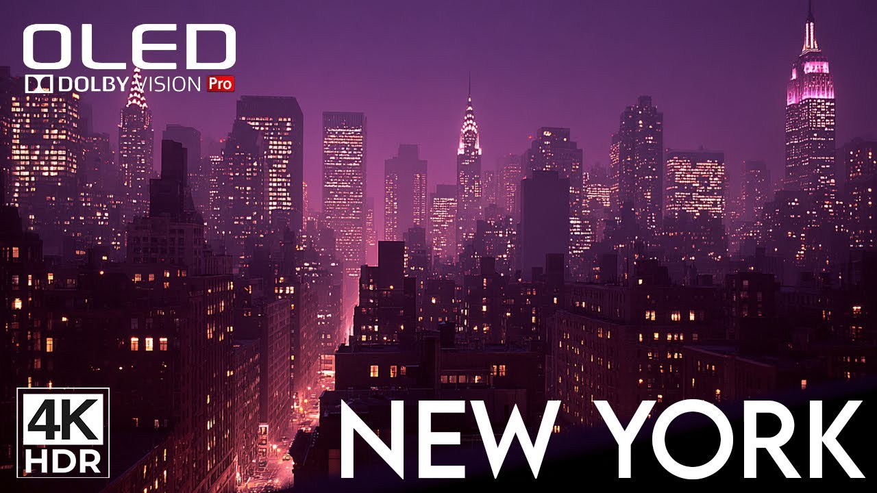 New York City After Dark | 4K Ultra HD HDR 60FPS Dolby Vision