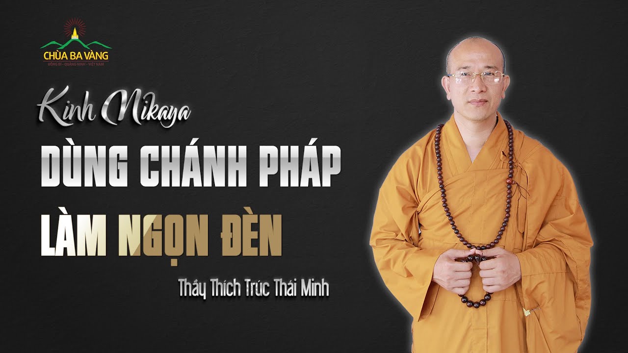 Kinh Nikaya | Dùng Chánh Pháp Làm Ngọn Đèn | Thầy Thích Trúc Thái Minh