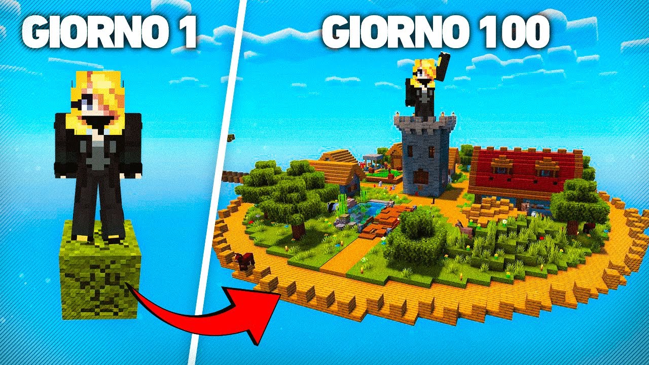 L'ISOLA DIVENTA GIGANTE!! ONEBLOCK SKYBLOCK EP.2