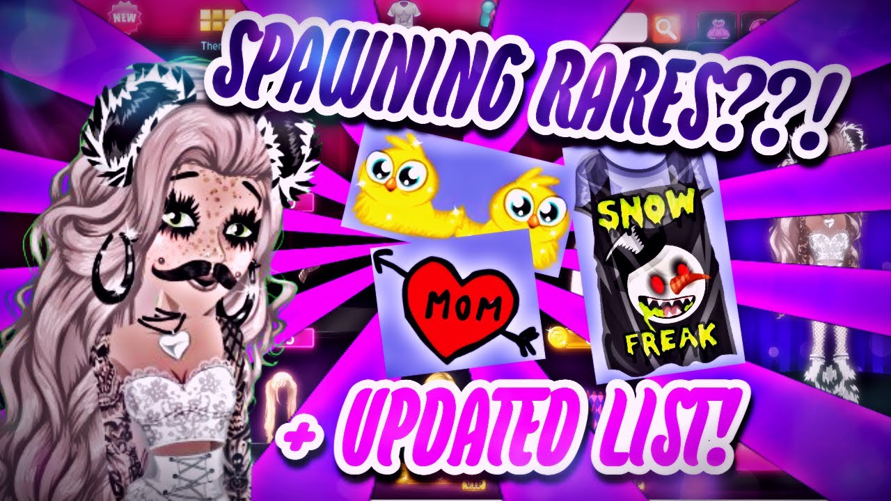 SPAWNING RARES IN MSP!! + UPDATED LIST