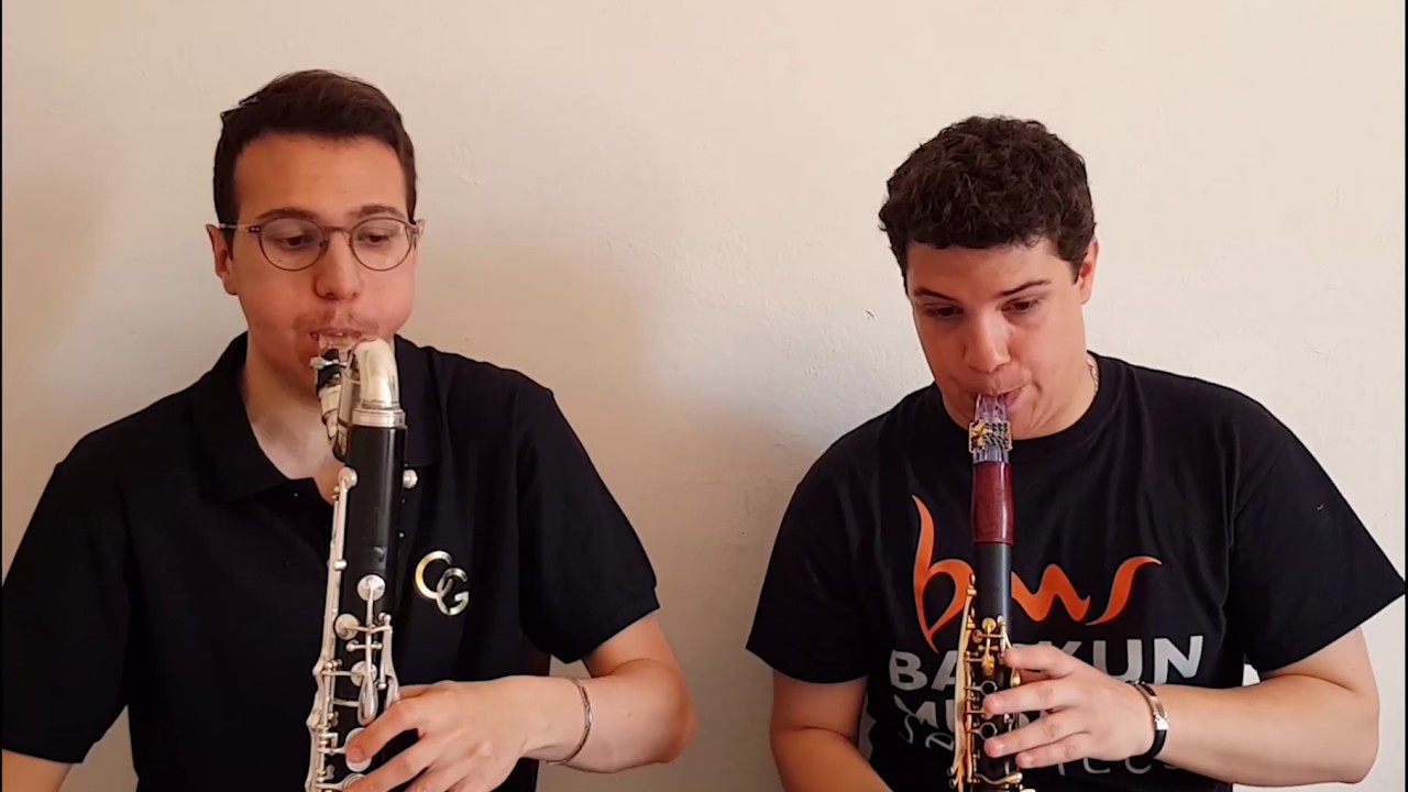 Contradanza by Paquito D’Rivera for 2 Clarinets