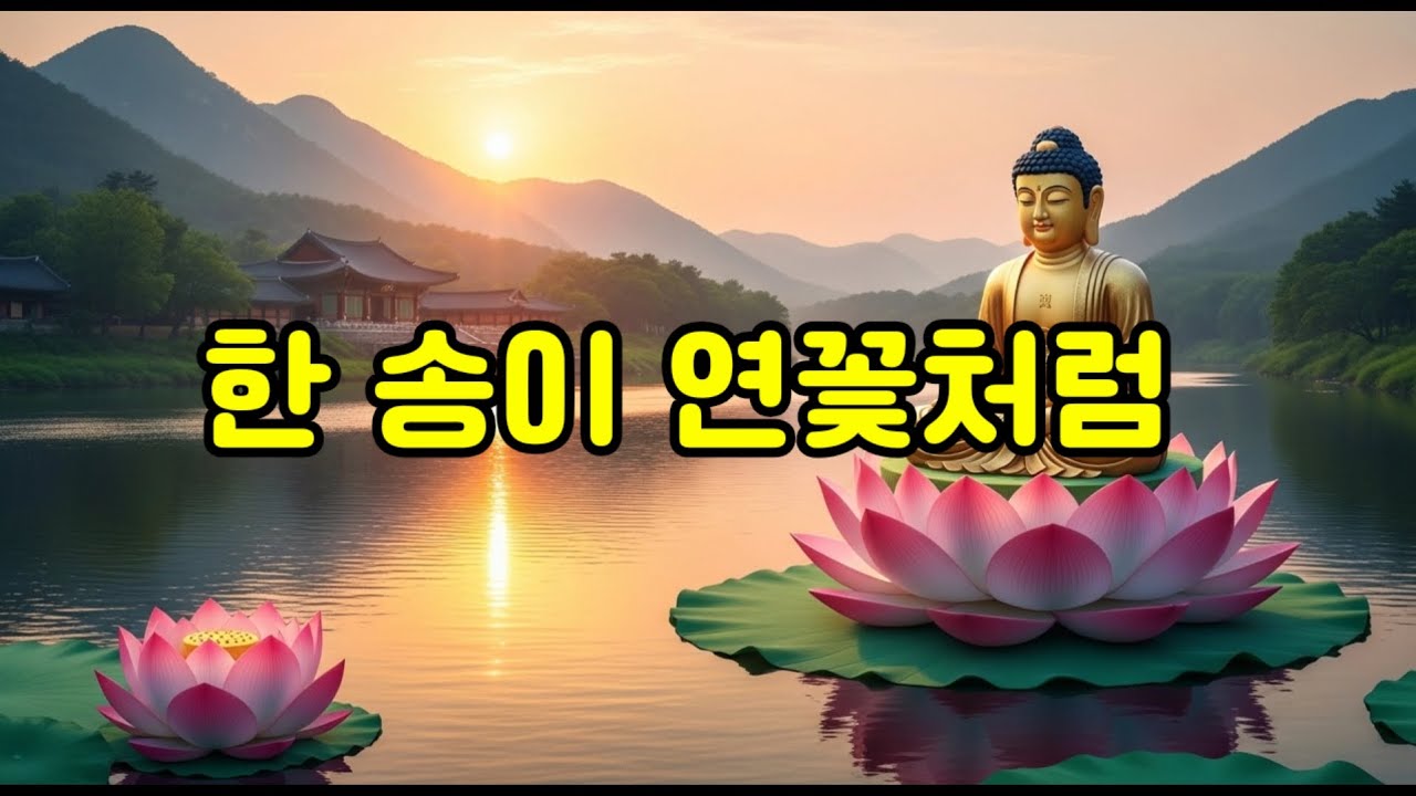 한 송이 연꽃처럼..
