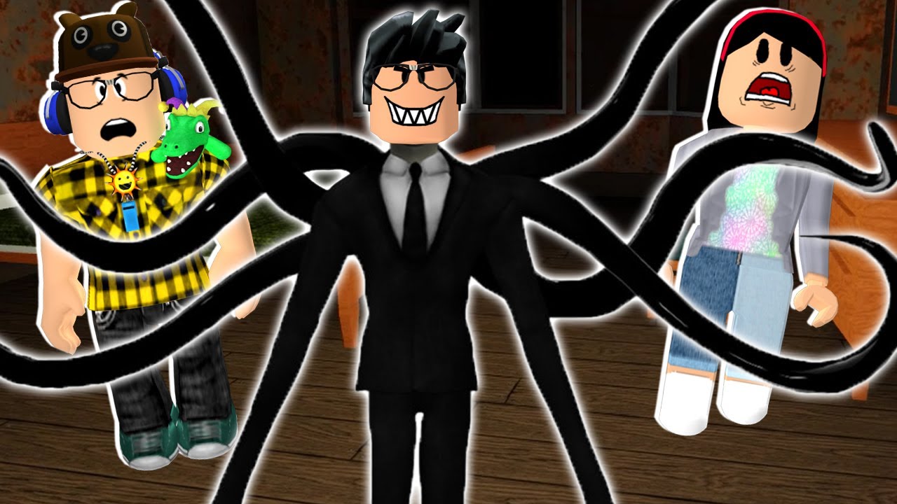 VELHOTE E TIA GRAÇA TENTARAM ESCAPAR DO SLENDER NOVOTE!!! (Roblox - STOP IT SLENDER)