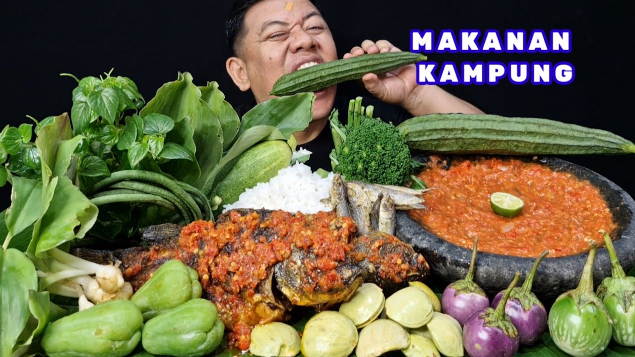 INI MAKAN TERNIKMAT FULL LALAPAN JENGKOL MENTAH IKAN ASIN IKAN MAS PEDAS KENCUR OYONG SAMBEL TERASI