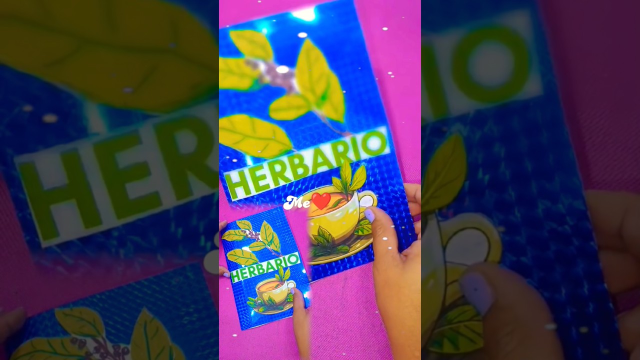 C&oacute;mo hacer un HERBARIO #herbario #pasoapaso TE INVITO A SUSCRIBIRTE ❤️