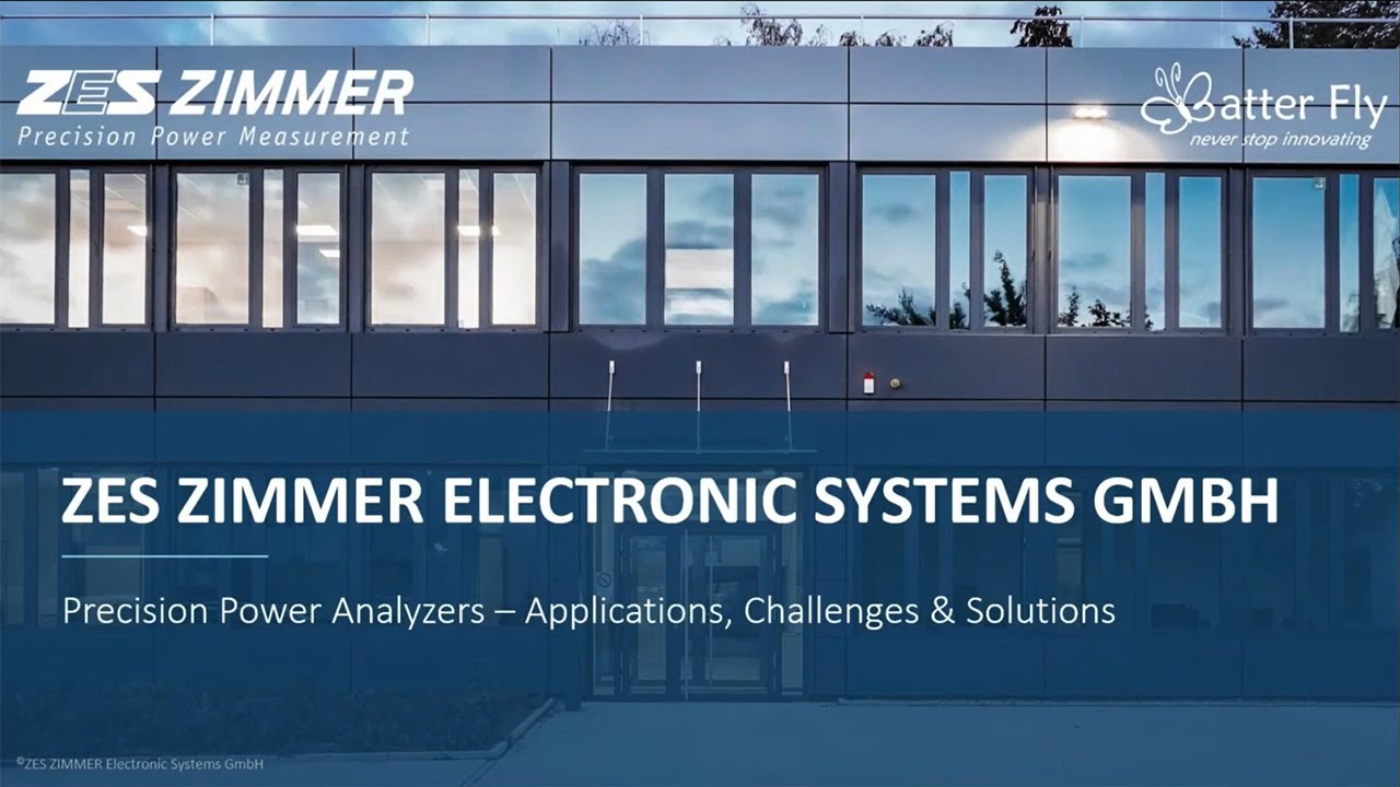 Precision Power Analyzers &ndash; Applications, Challenges & Solutions (Webinar with Batter Fly)