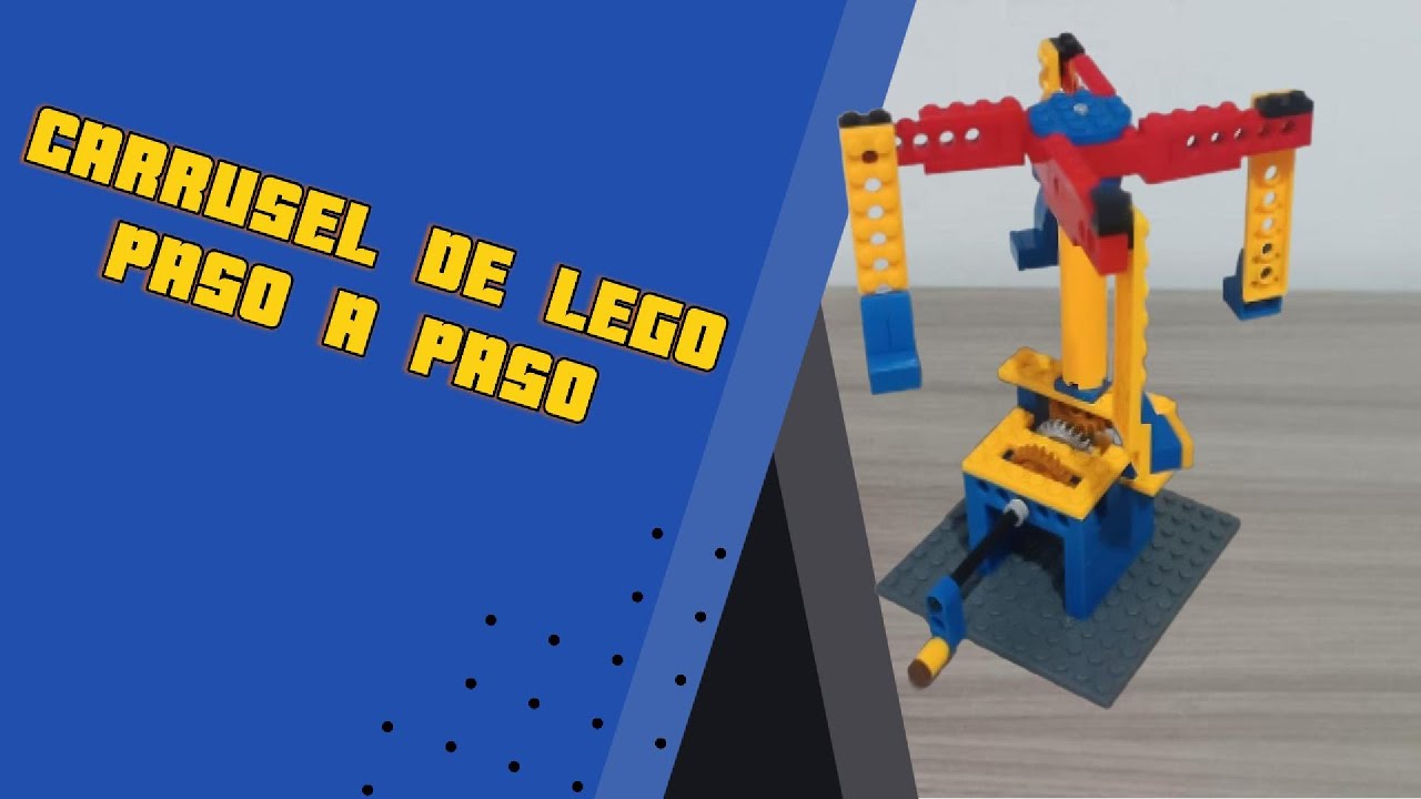 En el video de hoy construiremos un carrusel de lego