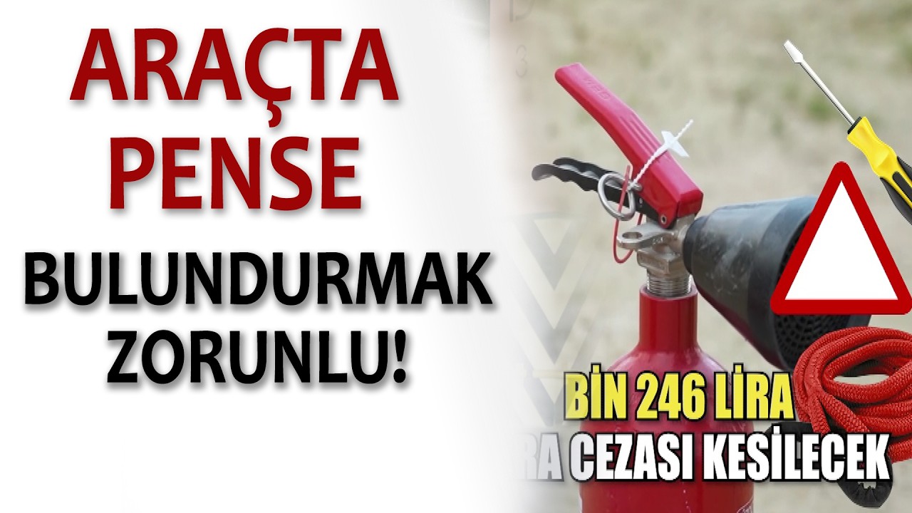 ARA&Ccedil;TA PENSE BULUNDURMAK ZORUNLU!