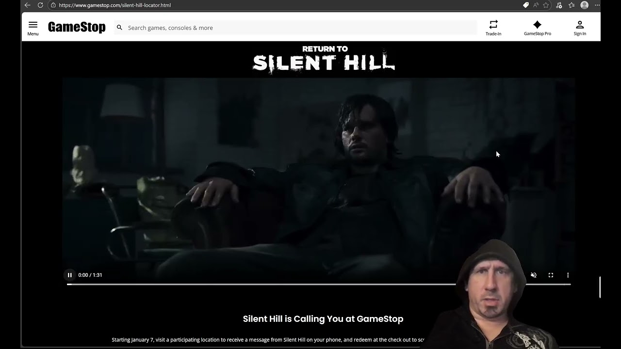 Return to Silent Hill Gamestop promo reaction. Over the Hill Gaming