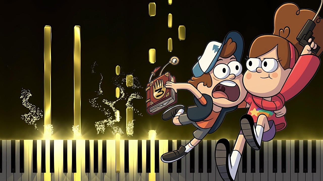 Gravity Falls - Main Title Theme (Piano cover)