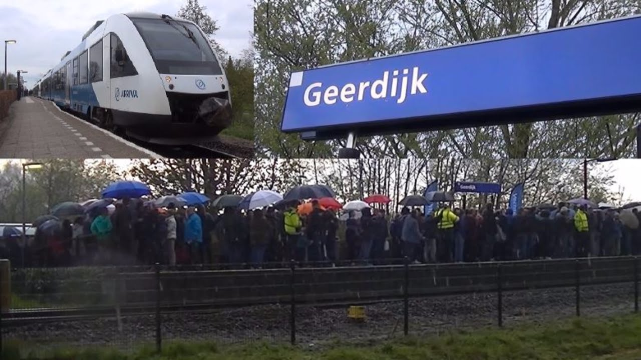Afscheid Station Geerdijk met recordpoging