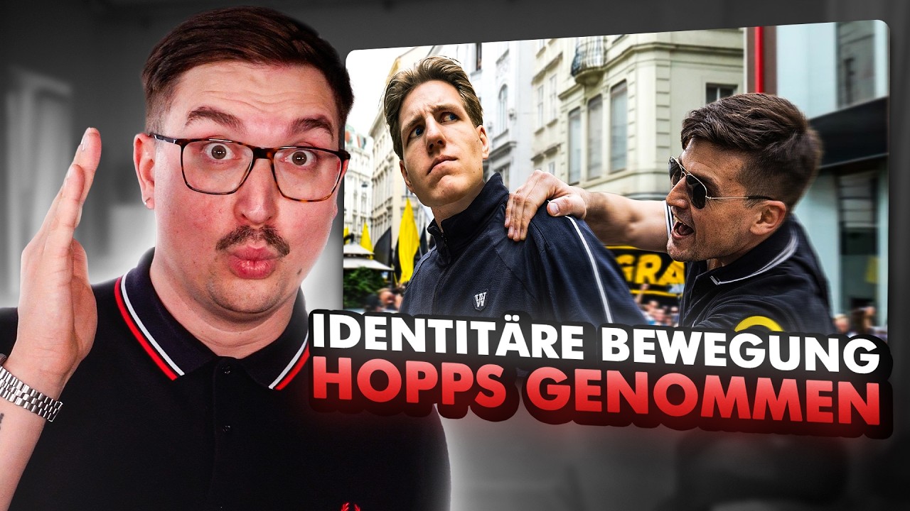 Marc nimmt die Identit&auml;re Bewegung hopps