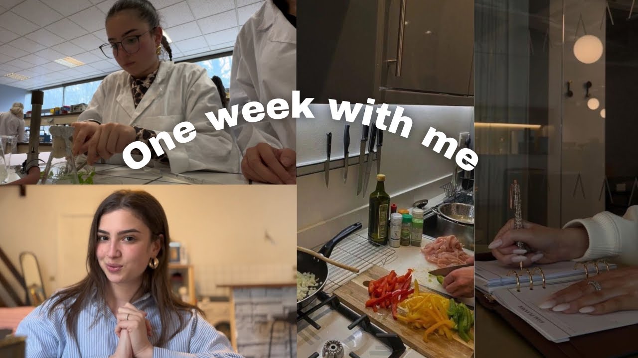 ONE WEEK WITH ME as a Biology student | سيمانة معايا👩‍🔬✨🥰