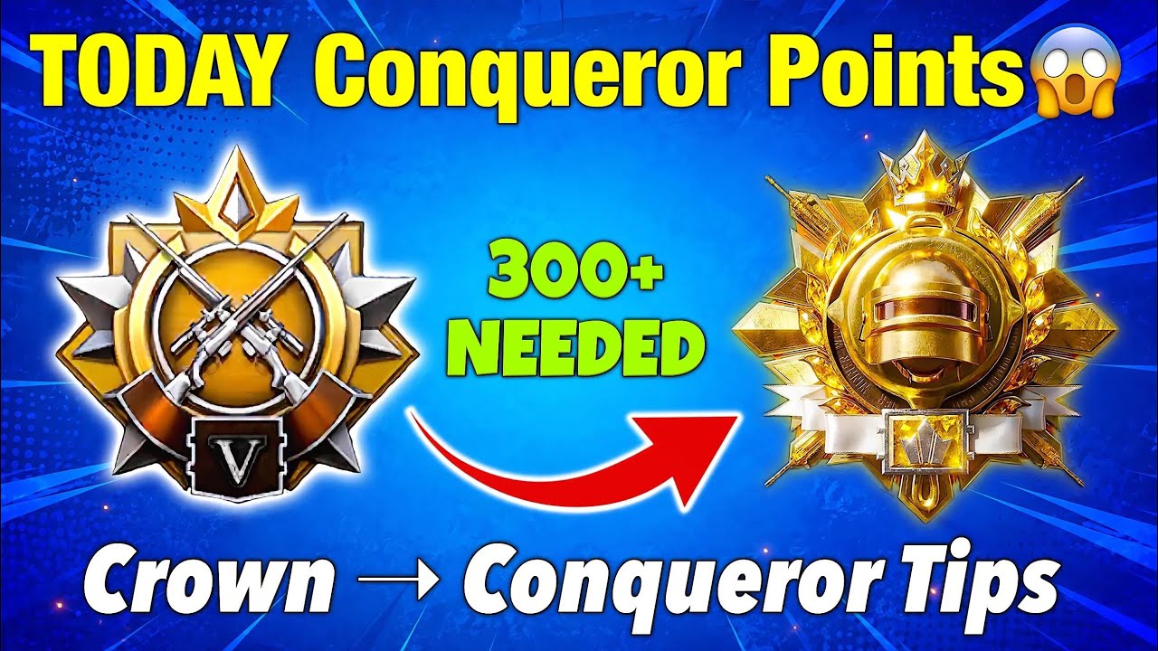 😱Day 4 - Aaj Kitne Points Pe Conqueror Milega? Solo/Duo/Squad | Bgmi Crown to Conqueror Tips