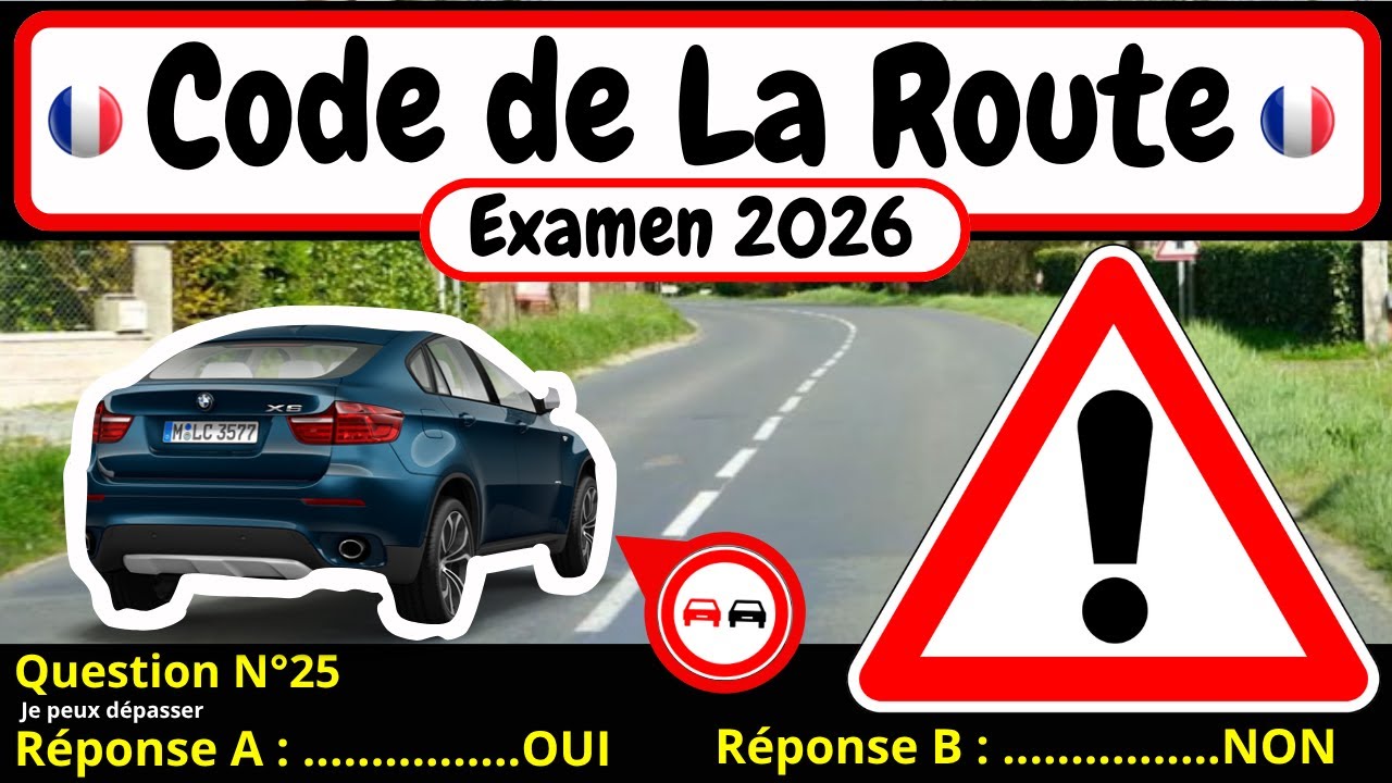 ✅ TEST GRATUIT DU CODE DE LA ROUTE 2026 🚗 #128