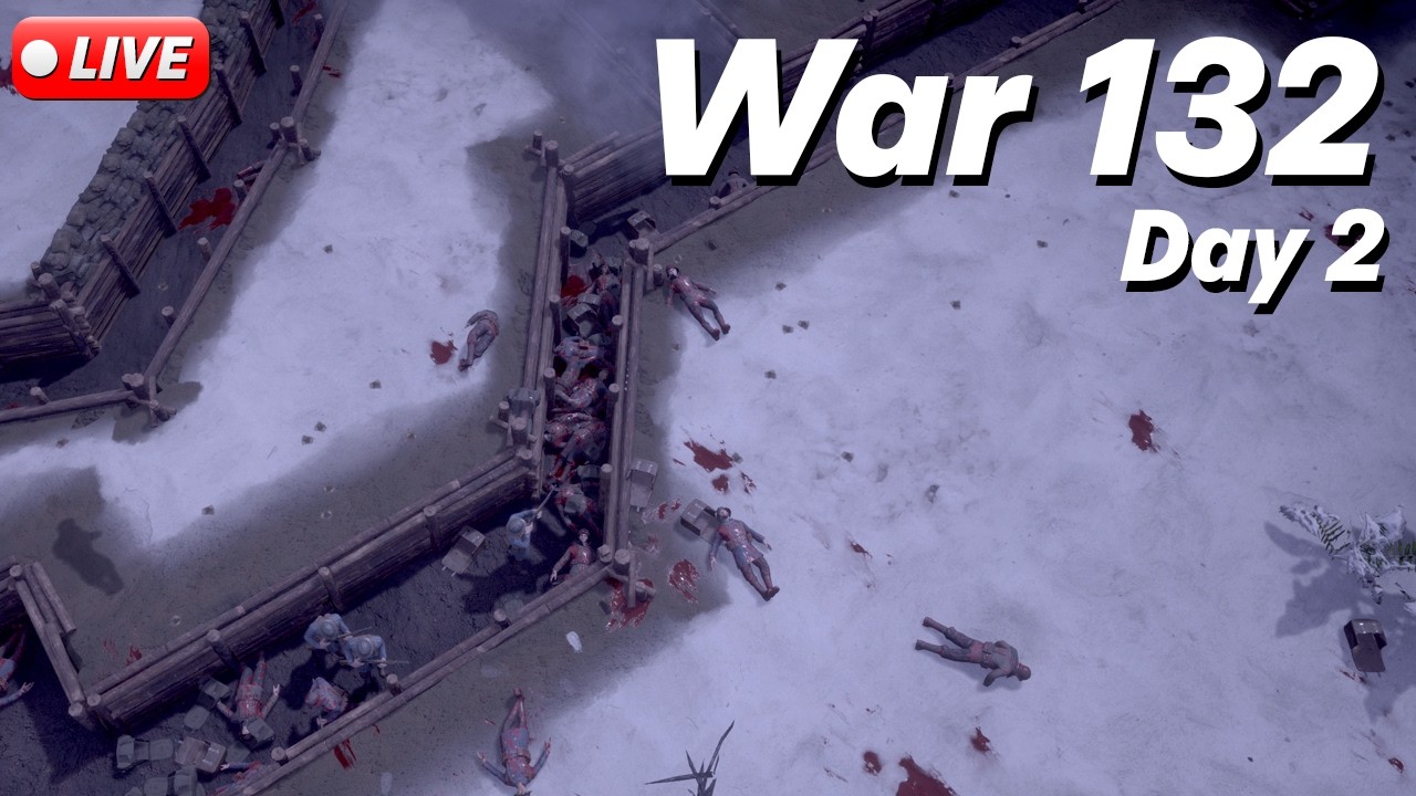 🔴 FOXHOLE AIRBORNE // WAR 132 - DAY 2 // WARDEN FRONTLINE // LIVE GAMEPLAY