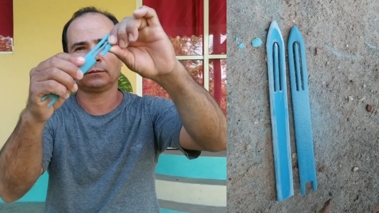 Fazendo agulha de tarrafa