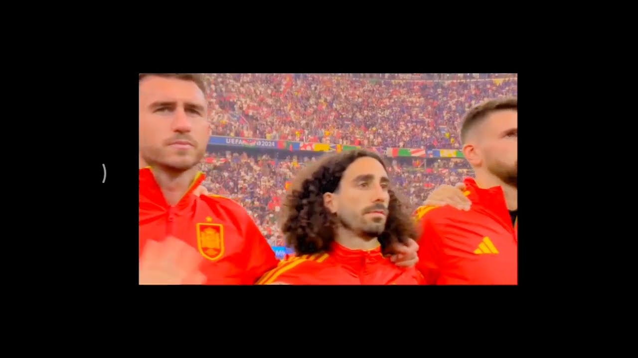 France vs Spain National Anthem - EURO 2024 Semifinal