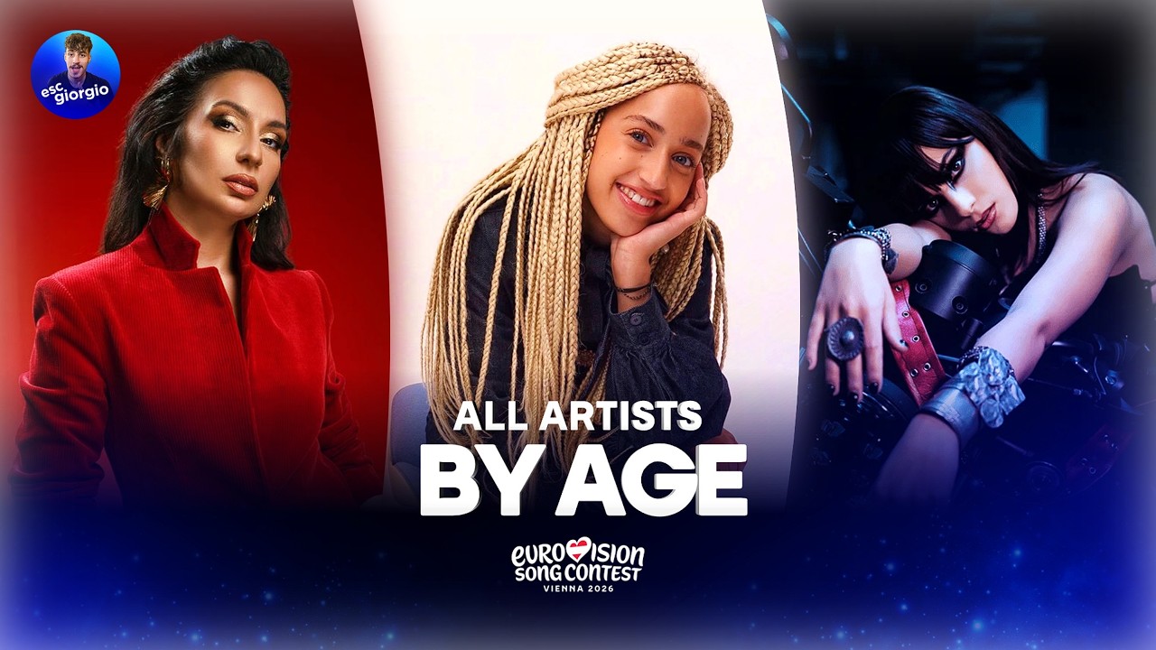 Eurovision 2026: All Artists by Age (so far)