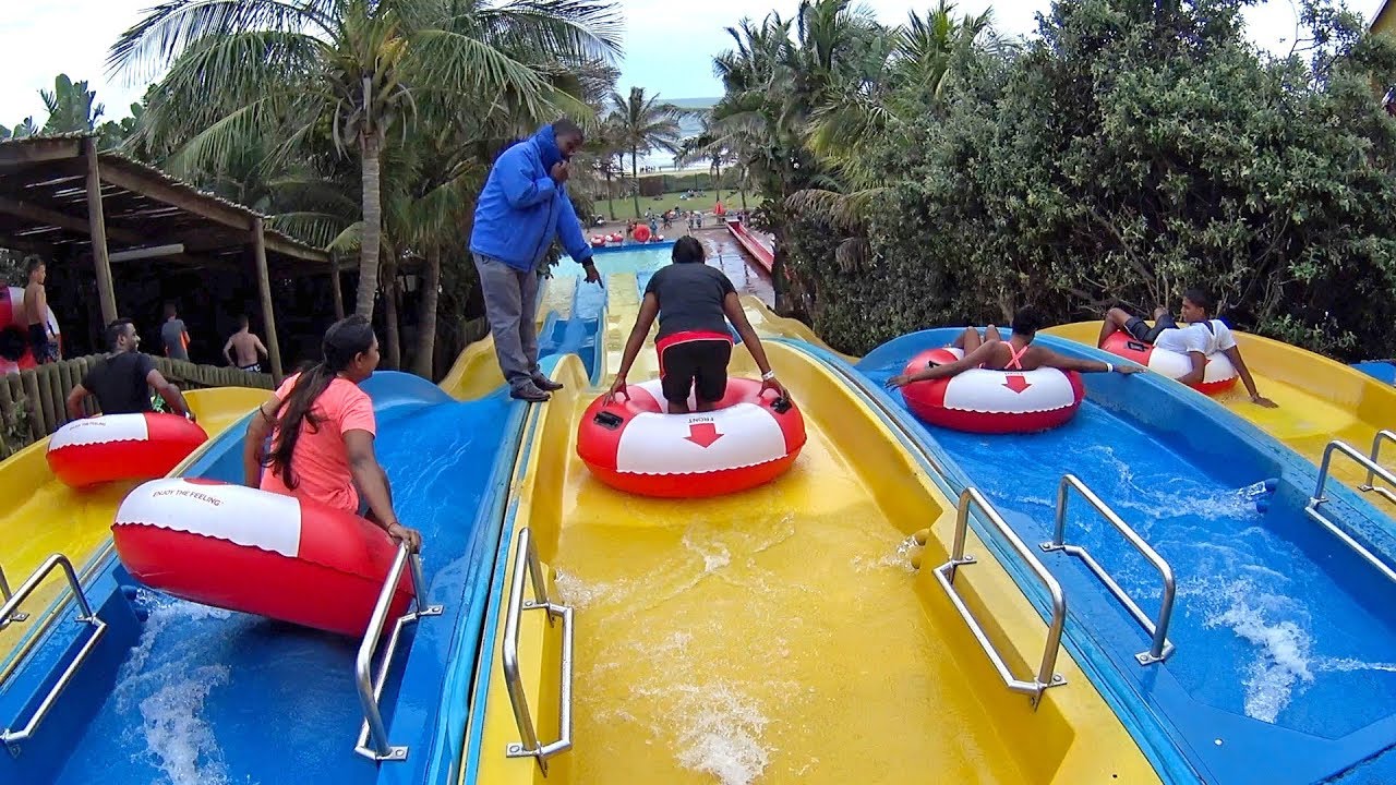 Zoom-Zoom Racer Water Slide at uShaka Wet 'n Wild