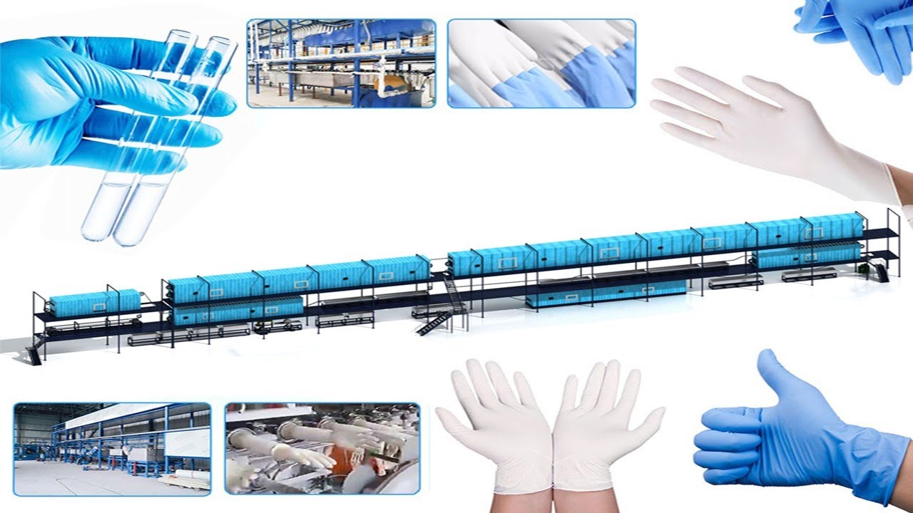 Nitrile gloves making machine,nitrile gloves production line, disposable nitrile latex glove machine