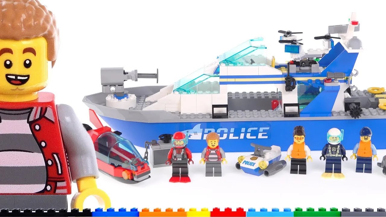 🔄 LEGO Police Patrol Boat review! 60277 re upload 20210107