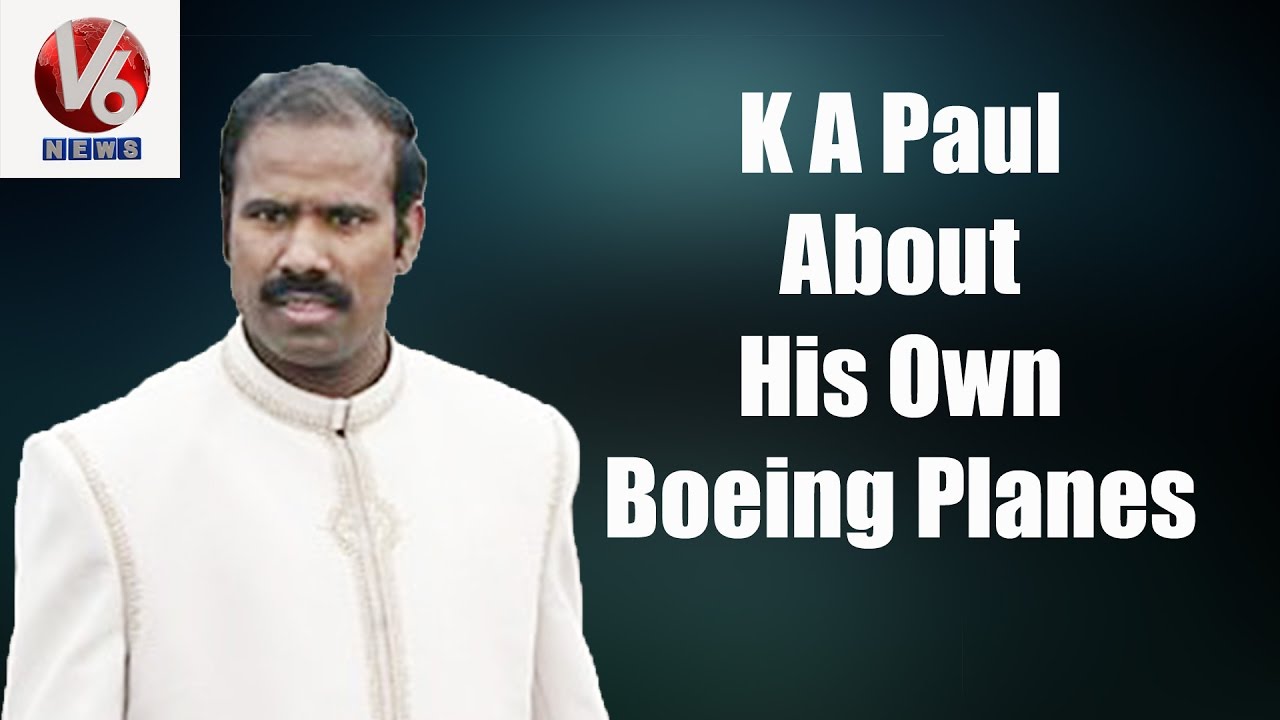 K A Paul About His Own Boeing Planes || V6 Exclusive Interview || V6 News