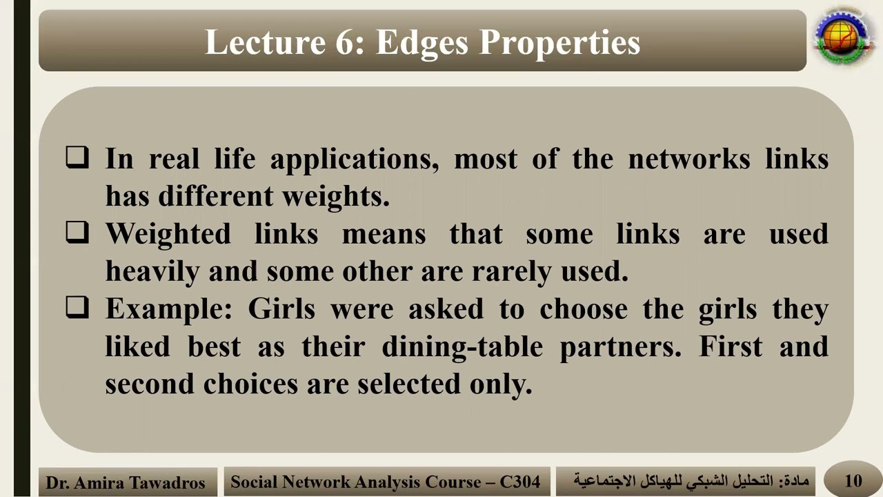 Social Networks Analysis - Lecture 06