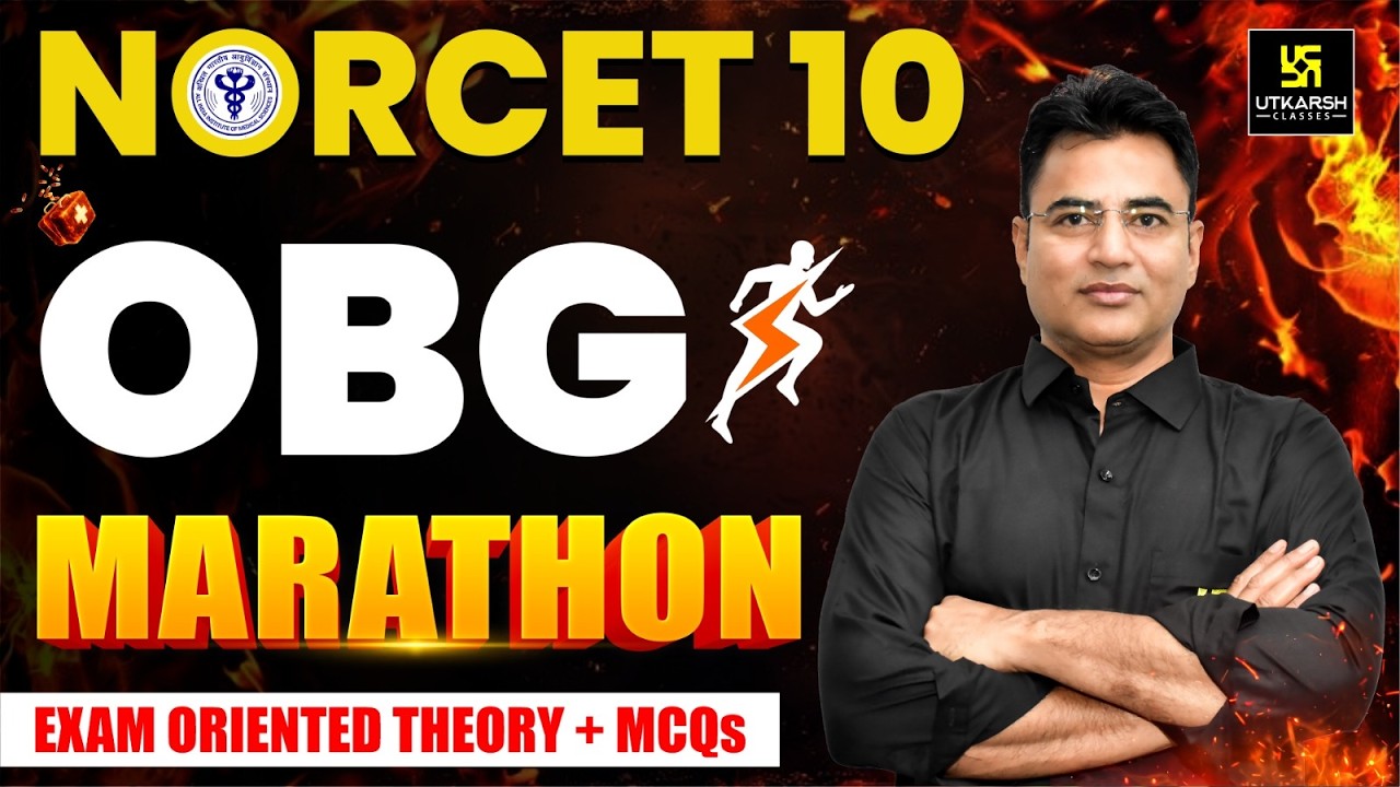 NORCET 10 One Shot Class#3 | OBG AIIMS NORCET 10 Preparation | Mahipal Sir | Utkarsh Nursing Classes