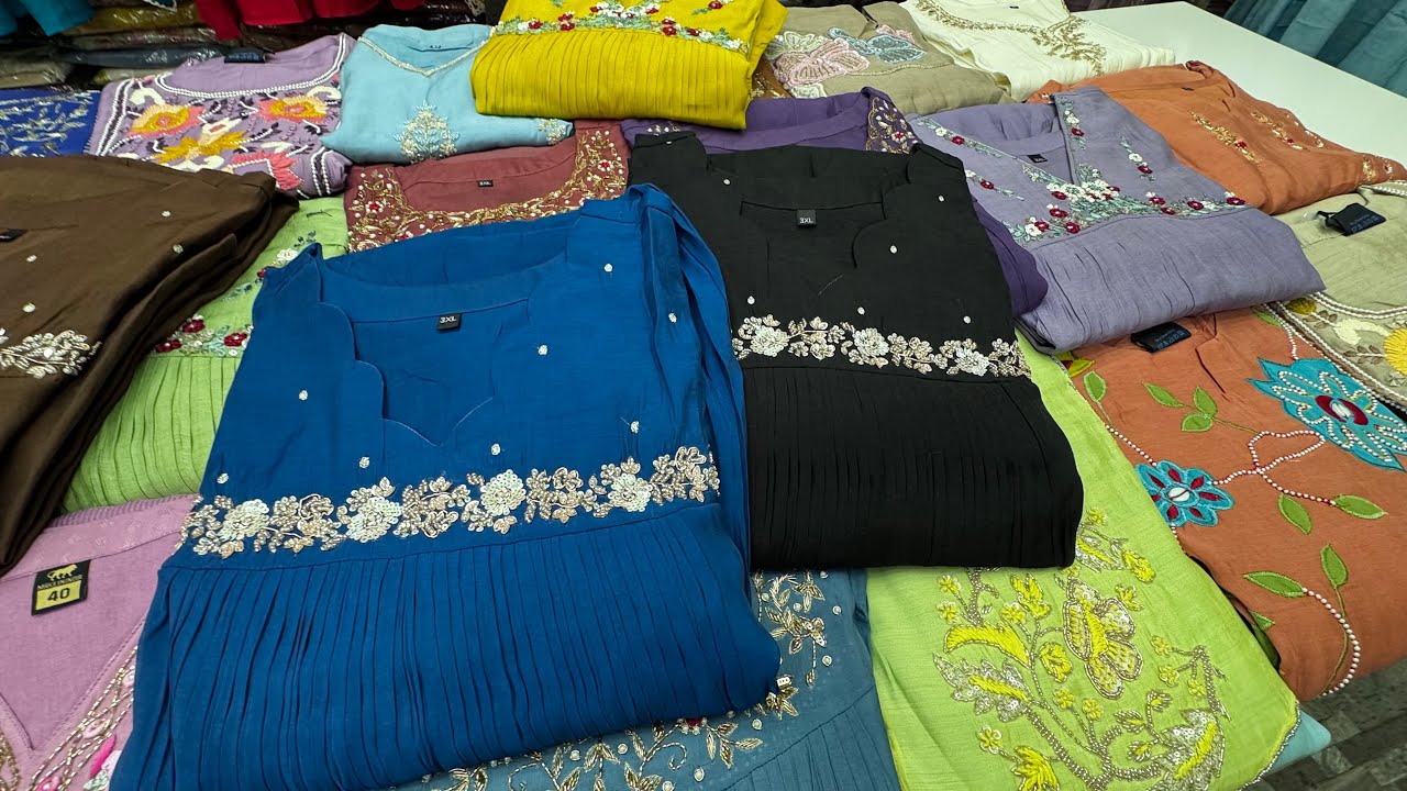 Chickpet Bangalore Wholesale Boutique Designer Kurthi Set Collection|Online shopping Single Courier 