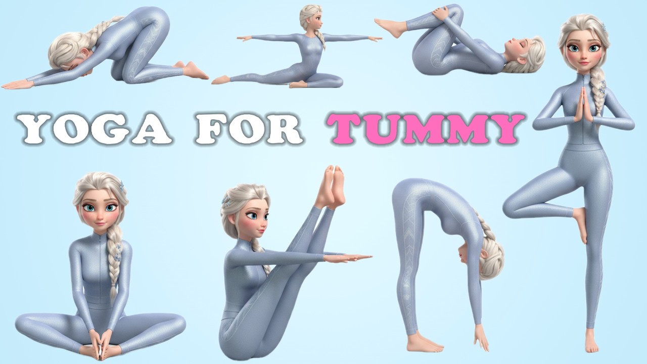 Balance Yoga for Kids with Elsa Frozen | Yoga For Flexibility | Exercise For Kids | Yoga For Health