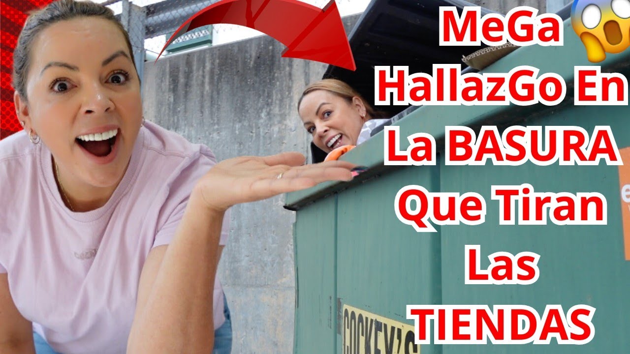 MEGA HALLAZGO EN LA BASURA QUE TIRAN LAS TIENDAS EN USA😱🇺🇸😳#NoemyBLaSalvadoreña