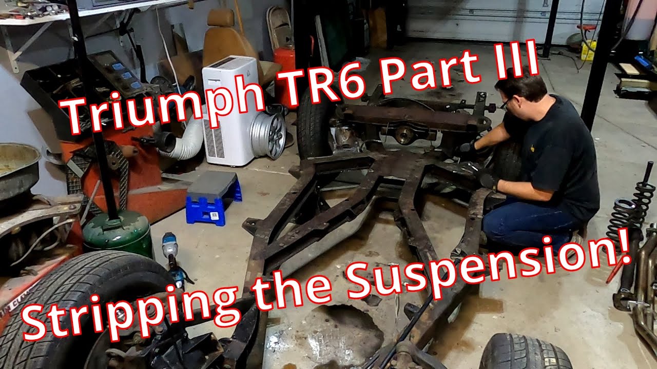 Triumph TR6 Chassis Repair Part III: Stripping the Frame