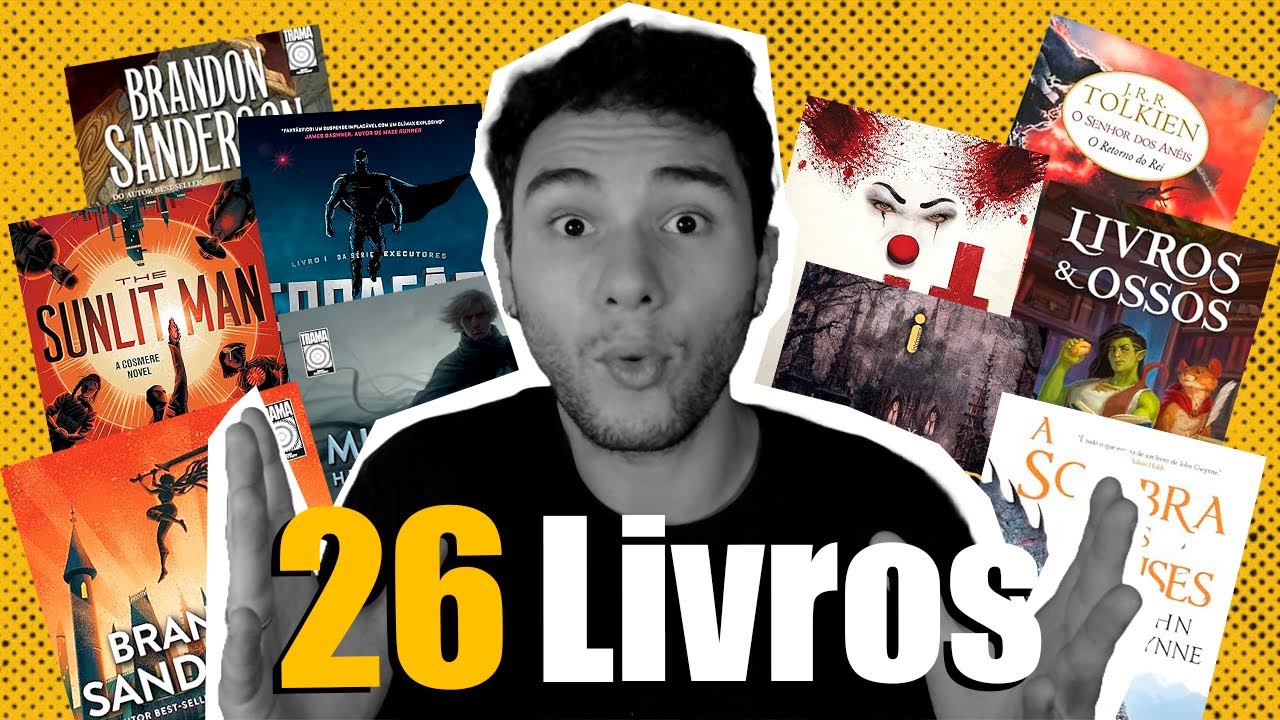 ESSES SÃO OS 26 LIVROS QUE ESTÃO NA MINHA TBR DE 2026 📚😱