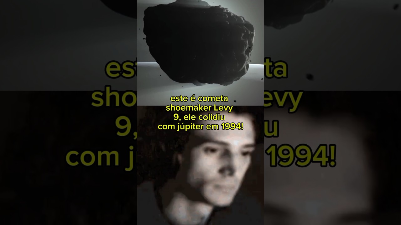 Cometa shoemaker Levy 9 e a colis&atilde;o com j&uacute;piter #shorts #astronomia #universo #ciencia