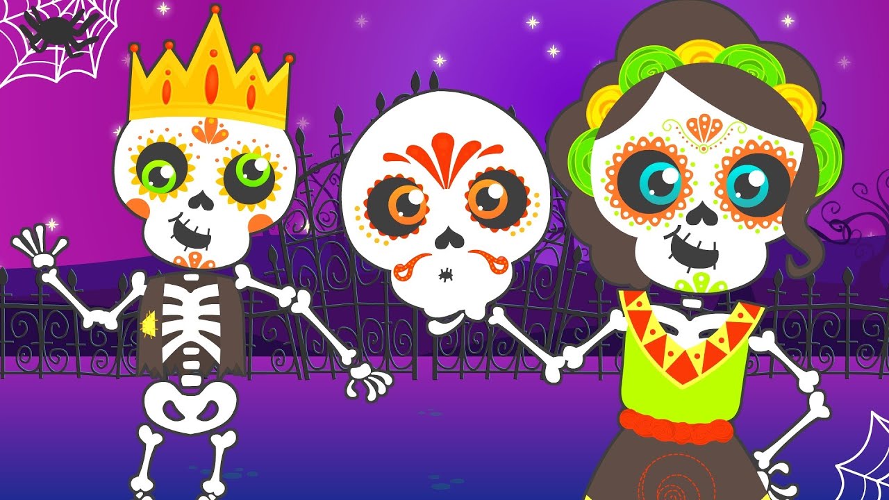 Canción de HALLOWEEN 🎃💀 Los esqueletos 🌕🩸 Chumbala Cachumbala ☠ Las calaveras