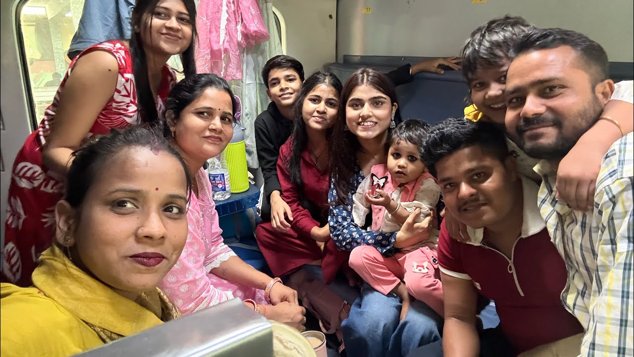 Delhi to Bihar in train wish family 😍🥺