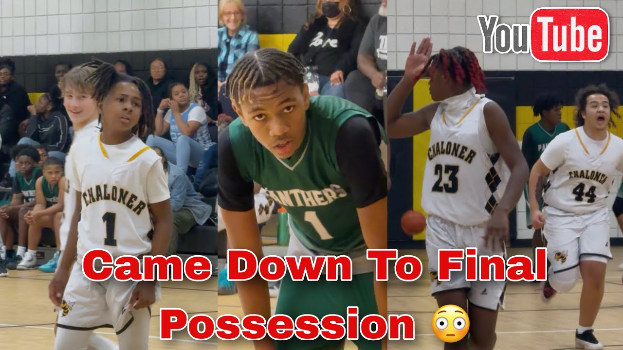 Intense Middle School Game Came Down To Final Possession! Chaloner vs Enfield Boys 