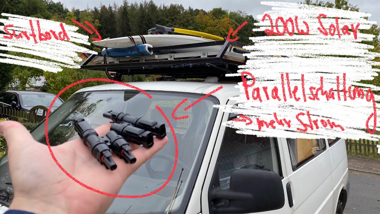 VW T4 Camper Umbau / Solar System Update / Parallelschaltung