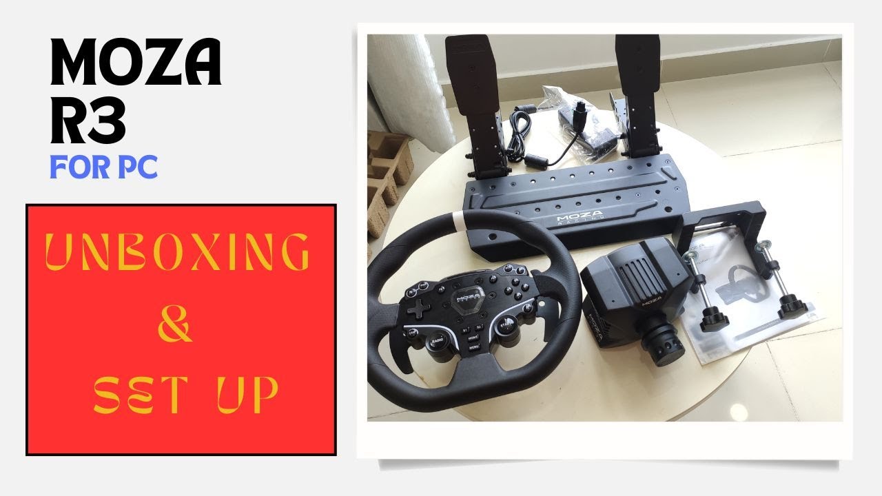 Moza R3 for PC unboxing and setting it up