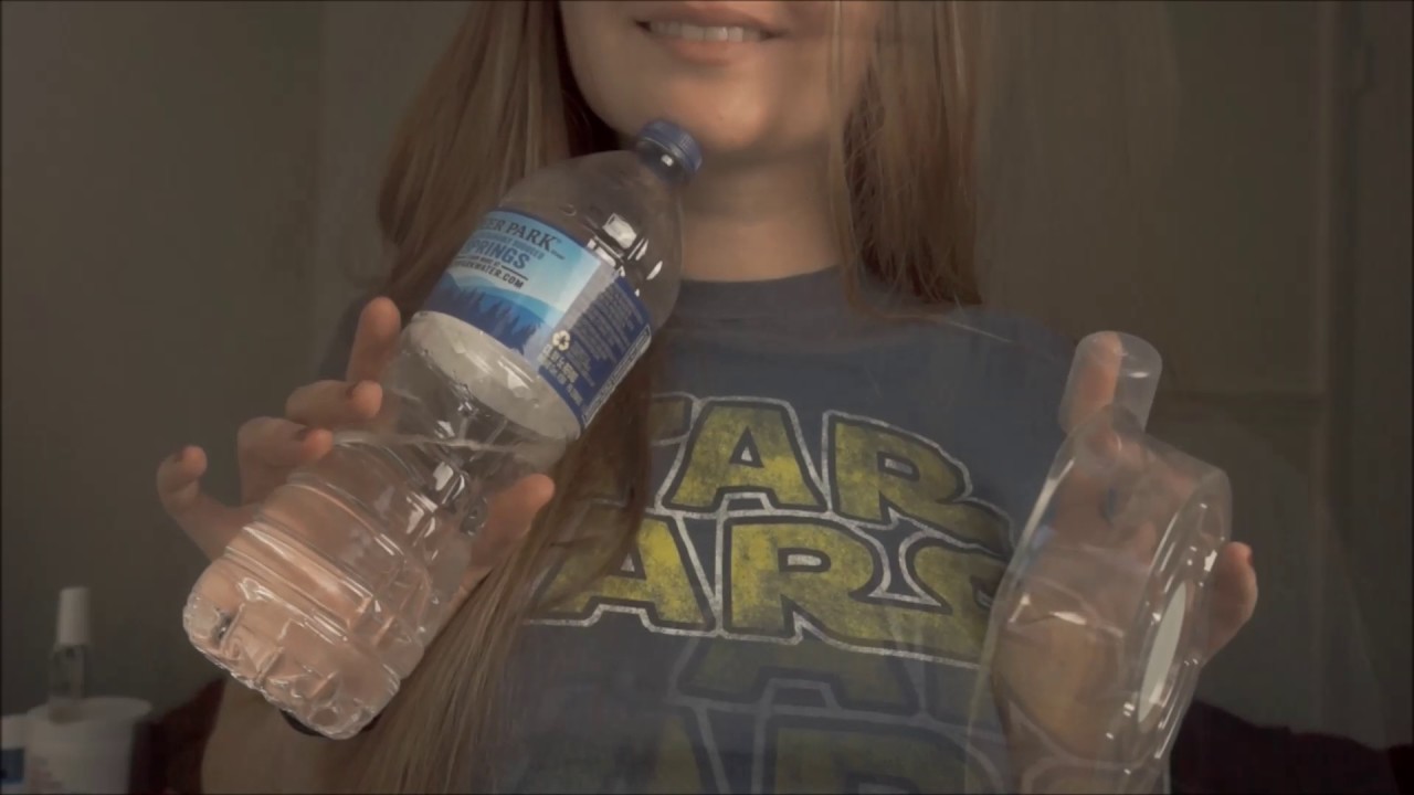 ASMR - Water Bottle & Plastic (No Talking)