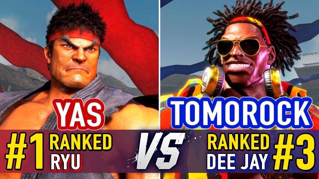 SF6 🤜 YAS (#1 Ranked Ryu) vs TOMOROCK (#3 Ranked Dee Jay) 🤛 SF6 High Level Gameplay