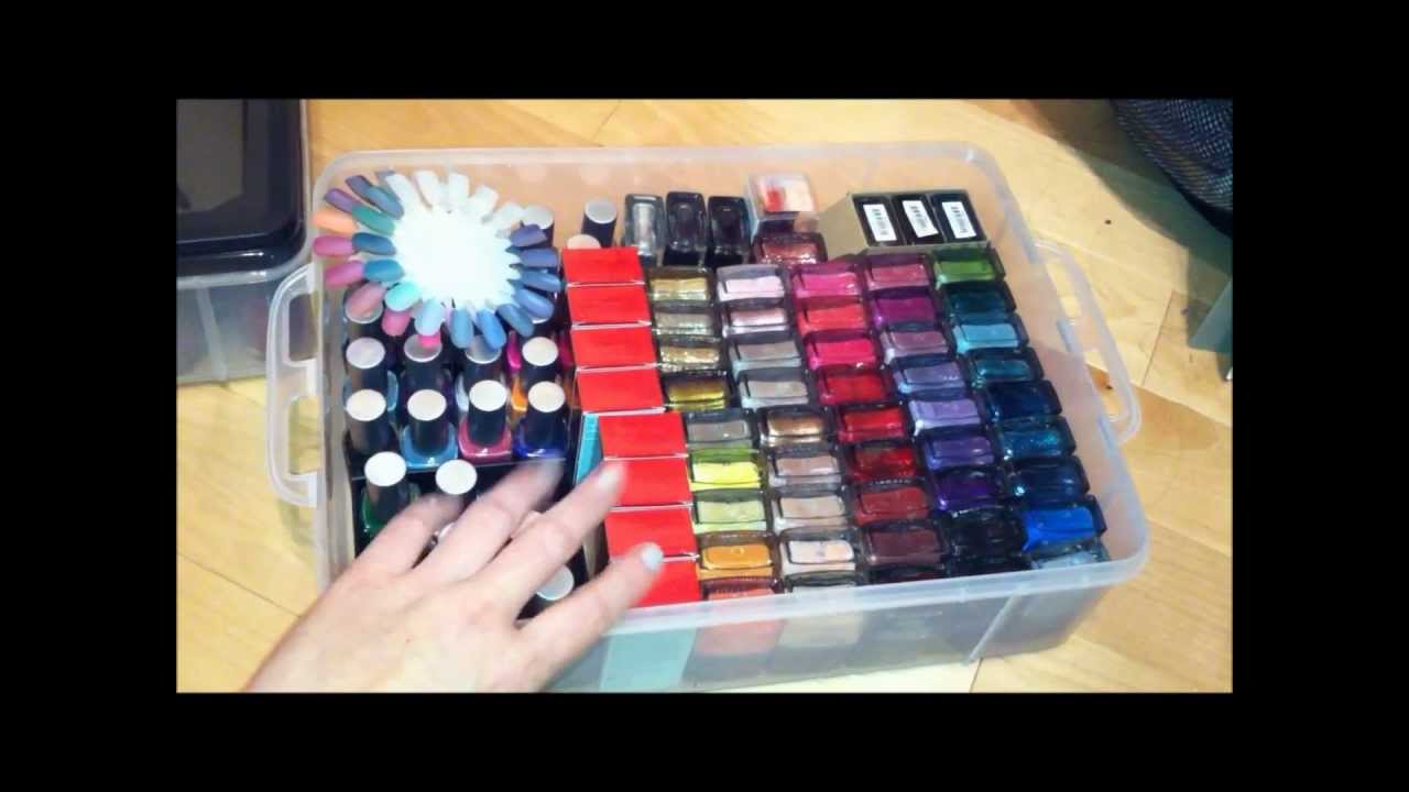 NAILS - nail polish storage idea from target