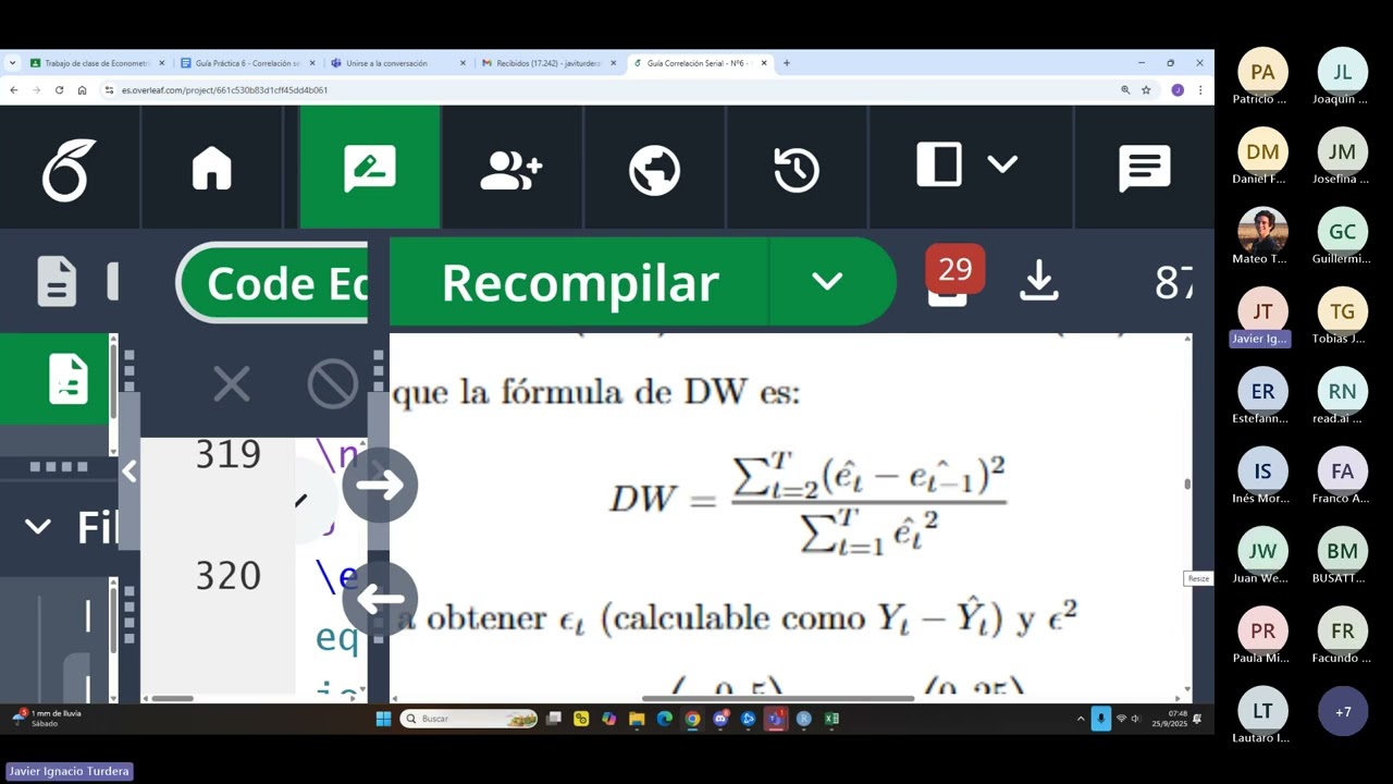 Econometría I 2025C2 20250925