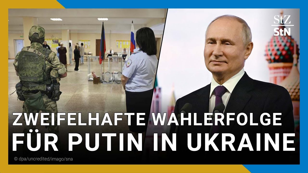 Putin-Partei soll Scheinwahlen in besetzten ukrainischen Gebieten gewonnen haben