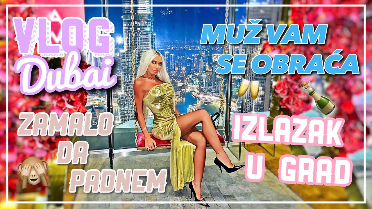 Dubai Vlog Izlazak u grad,Muz vam se obraca,plaza,ljuljaska zamalo da padne