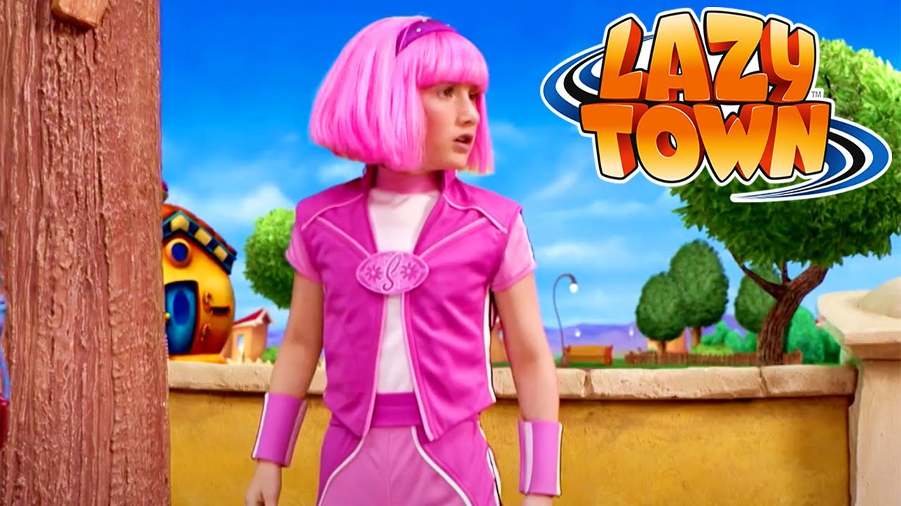 ليزي تاون | Lazytown's البطل الخارق الجديد I/II | فيلم كرتون HD